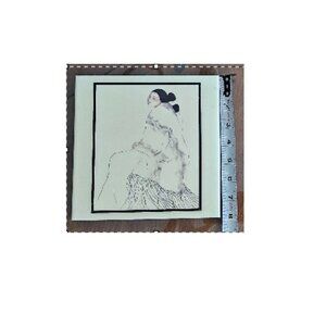 Native American Indian Woman Southwest 8" x 8" Tile Art Amado Pena Artist